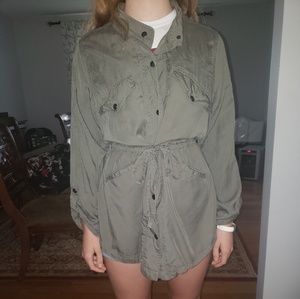 Army green jacket